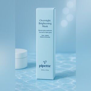 Pipette Overnight Brightening Exfoliating Mask 2 fl oz Glow Clean Nontoxic New